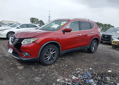 2016 Nissan Rogue Sl из США, поврежденный, VIN JN8AT2MV4GW132011